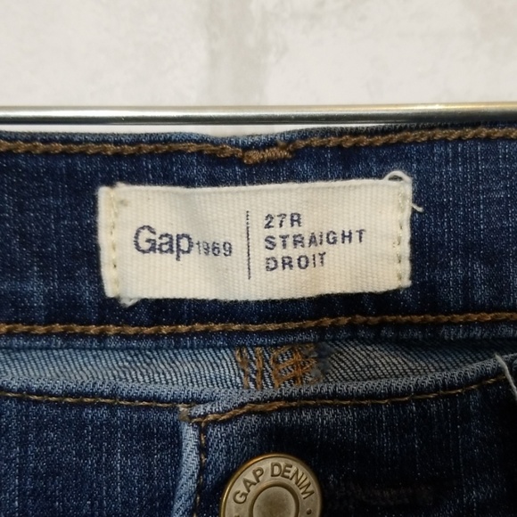 Gap straight droit Jean's size 27R - Picture 4 of 8